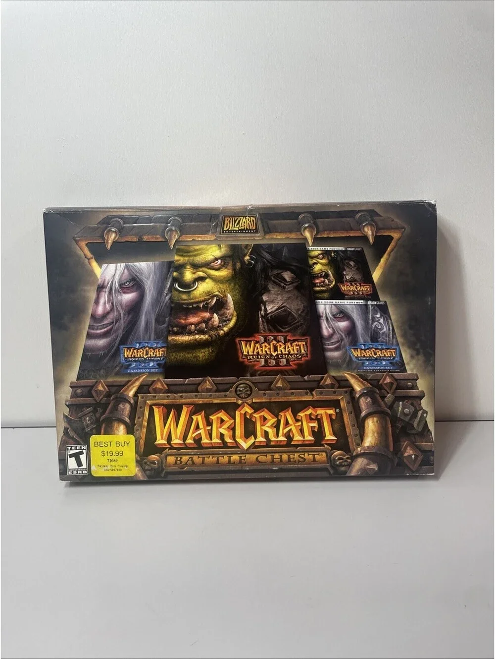 WarCraft III 3 Battle Chest PC Box and Manuals Only No Discs